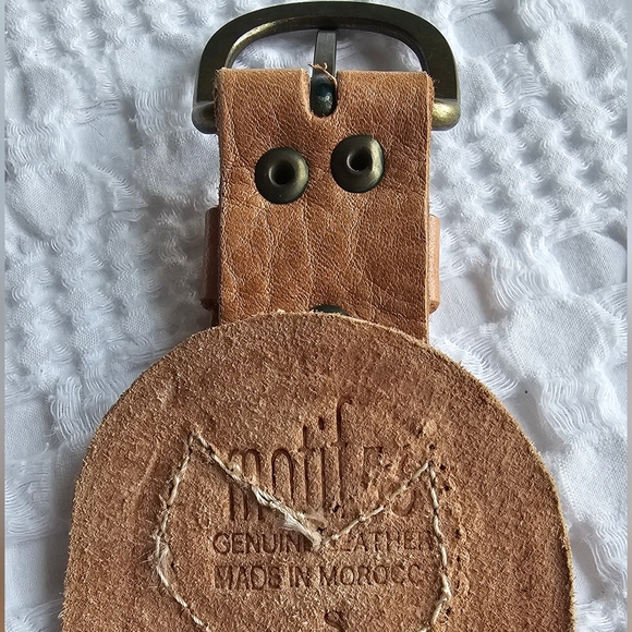 NWOT Motif-56 Handmade Artisanal Leather Belt-size Small - Picture 4 of 5